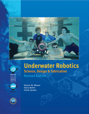 Front cover of the Underwater Robotics Textbook